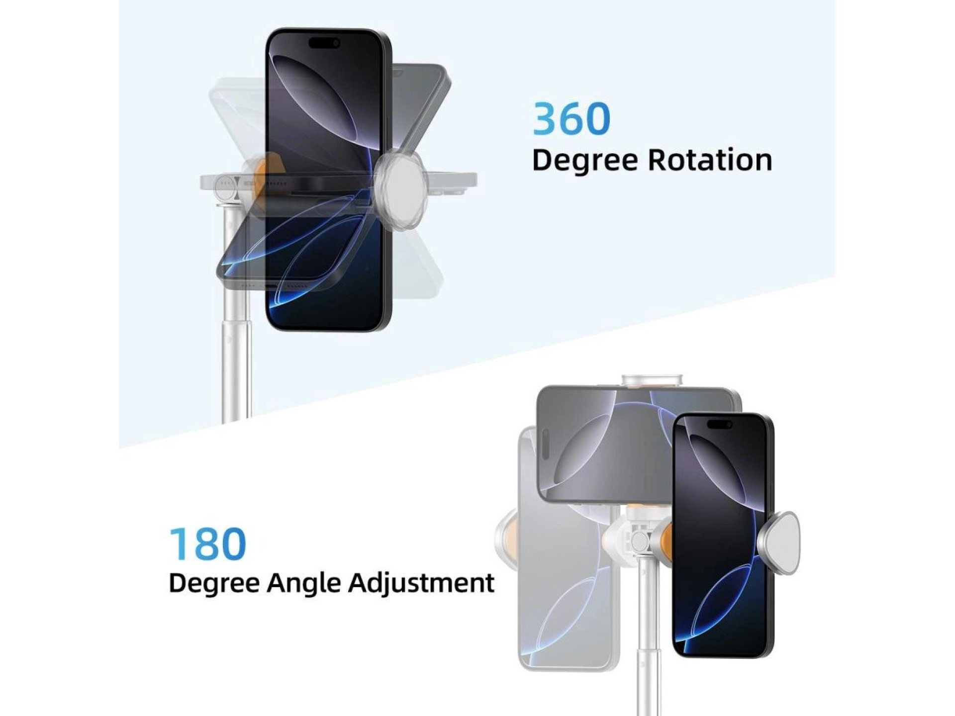 Palo selfie Tech-Protect L09S con trípode - Blanco