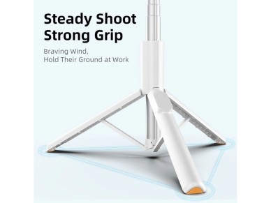 Selfie Stick Tech-Protect L09S with Tripod - White Selfie Stick Tech-Protect L09S with Tripod - White