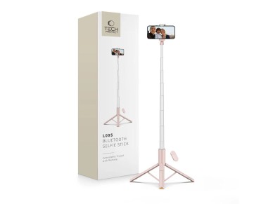 Bast�o de Selfie Tech-Protect L09S com Trip� - Rosa
