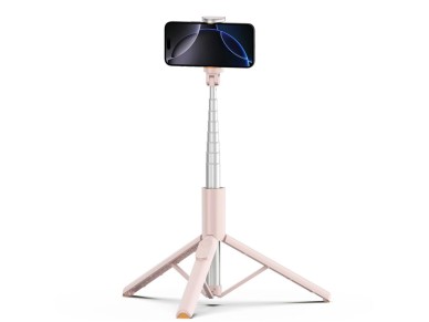 Selfie Stick Tech-Protect L09S with Tripod - Pink Selfie Stick Tech-Protect L09S with Tripod - Pink