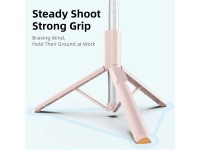 Palo selfie Tech-Protect L09S con trípode - Rosa Palo selfie Tech-Protect L09S con trípode - Rosa