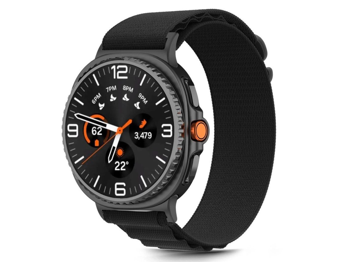 Correa de nailon Tech-Protect para Samsung Galaxy Watch de 40/44/46 mm (negro)