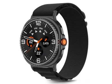 Correa de nailon Tech-Protect para Samsung Galaxy Watch de 40/44/46 mm (negro)