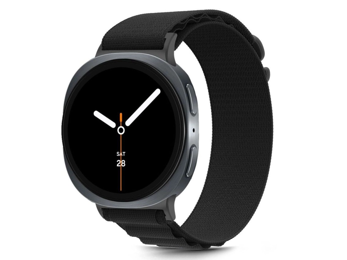 Correa de nailon Tech-Protect para Samsung Galaxy Watch de 40/44/46 mm (negro)