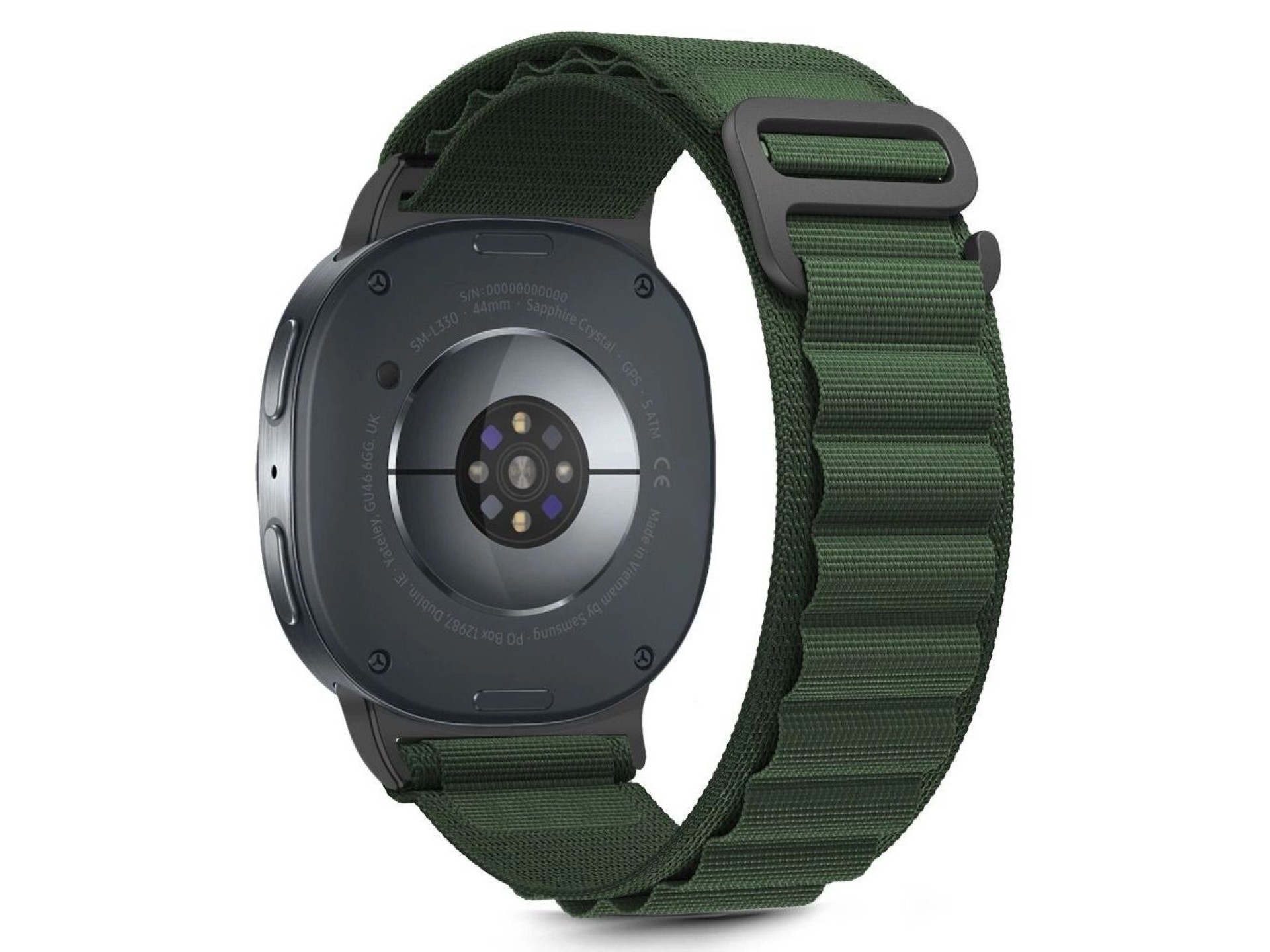 Correa de nailon Tech-Protect para Samsung Galaxy Watch de 40/44/46 mm (verde)