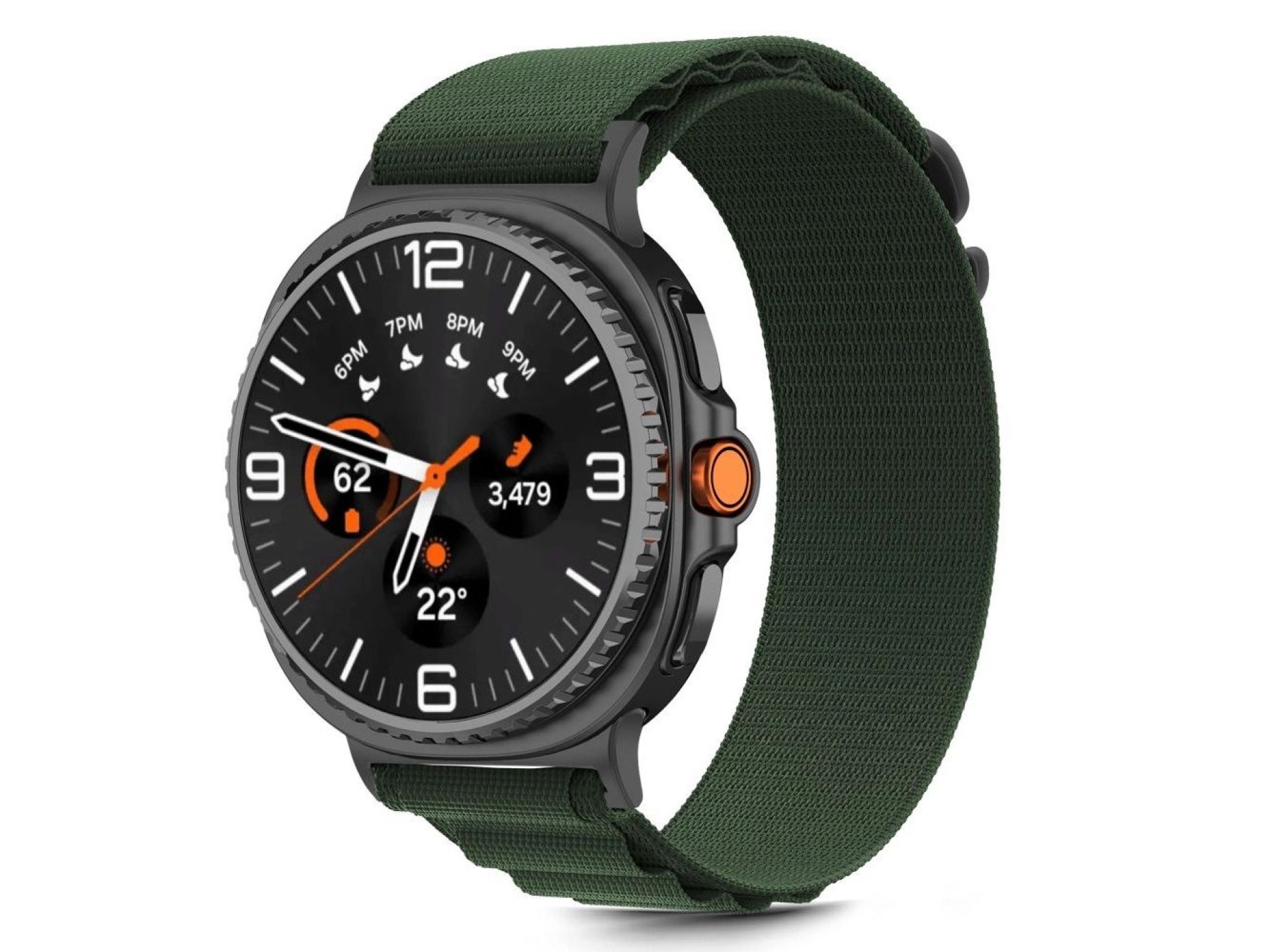 Correa de nailon Tech-Protect para Samsung Galaxy Watch de 40/44/46 mm (verde)