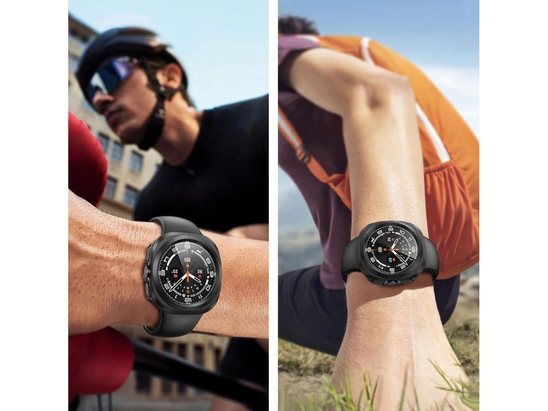 Tech-Protect Defense Case for Samsung Galaxy Watch 8 46mm - Black