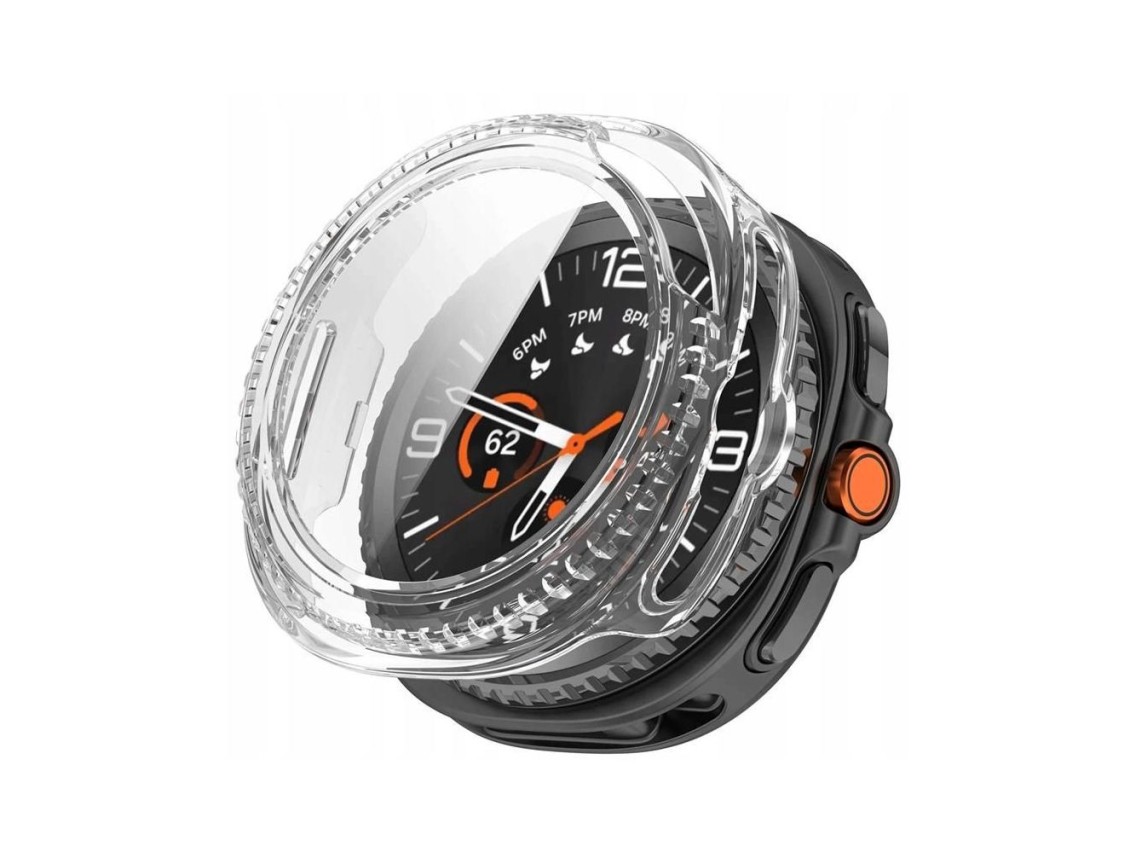 Capa de proteção Tech-Protect para Samsung Galaxy Watch 8 46 mm - Transparente