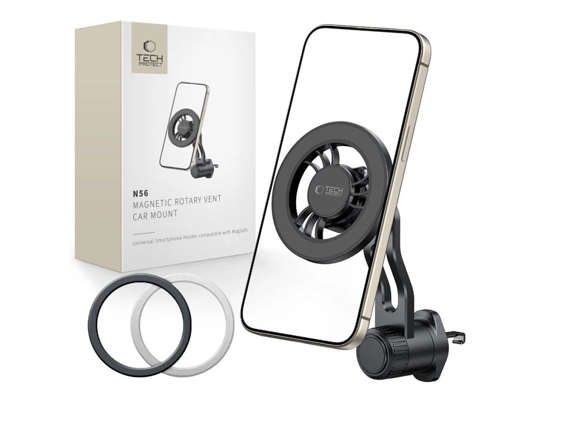 Tech-Protect N56 MagSafe Car Air Vent Mount - Black