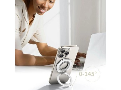 Suporte de anel para celular Tech-Protect MMR600 Magsafe - Prata
