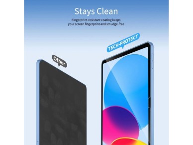 Paquete de 2 protectores de pantalla Tech-Protect Glass Fit+ para Lenovo Idea Tab 11.0 TB-336 (trans