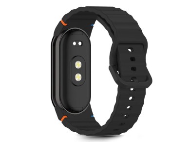 Tech-Protect Silicone Sport Strap for Xiaomi Smart Band 8 / 9 / 10 / NFC - Black Tech-Protect Silicone Sport Strap for Xiaomi Smart Band 8 / 9 / 10 / NFC - Black