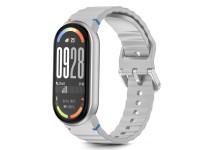 Tech-Protect Silicone Sport Strap for Xiaomi Smart Band 8 / 9 / 10 / NFC - Gray