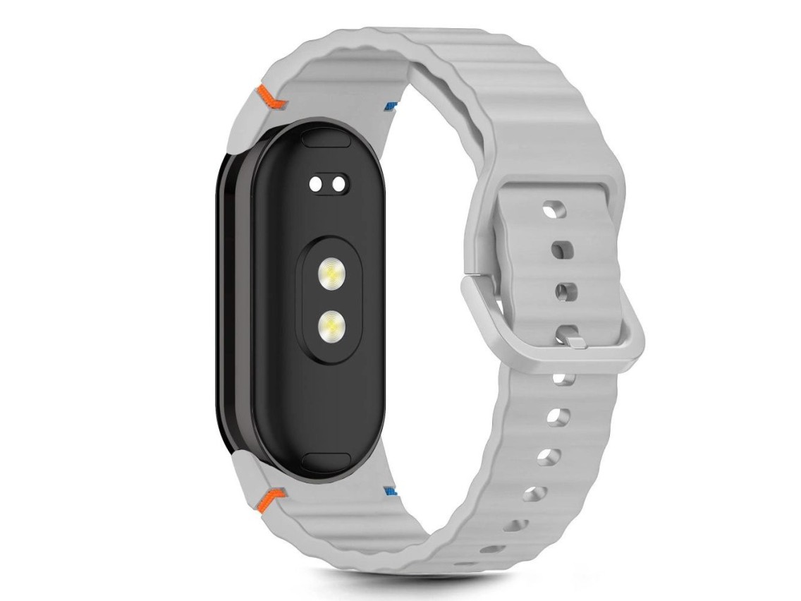 Correa deportiva de silicona Tech-Protect para Xiaomi Smart Band 8/9/10/NFC - Gris
