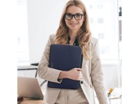 Bolsa para laptop Tech-Protect Fleece 13-14" - Azul