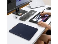 Bolsa para laptop Tech-Protect Fleece 13-14" - Azul