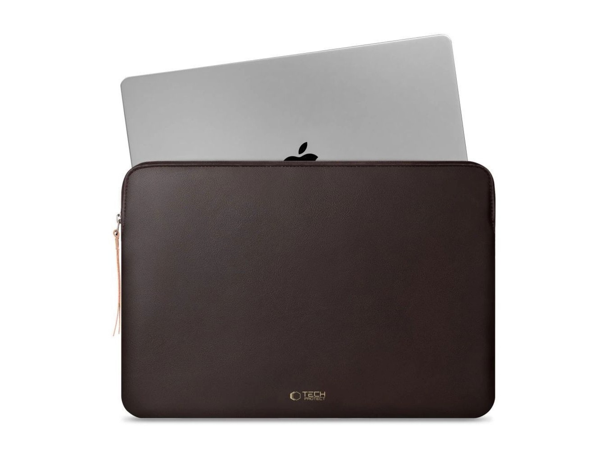 Tech-Protect Fleece Laptop Bag 13-14" - Brown