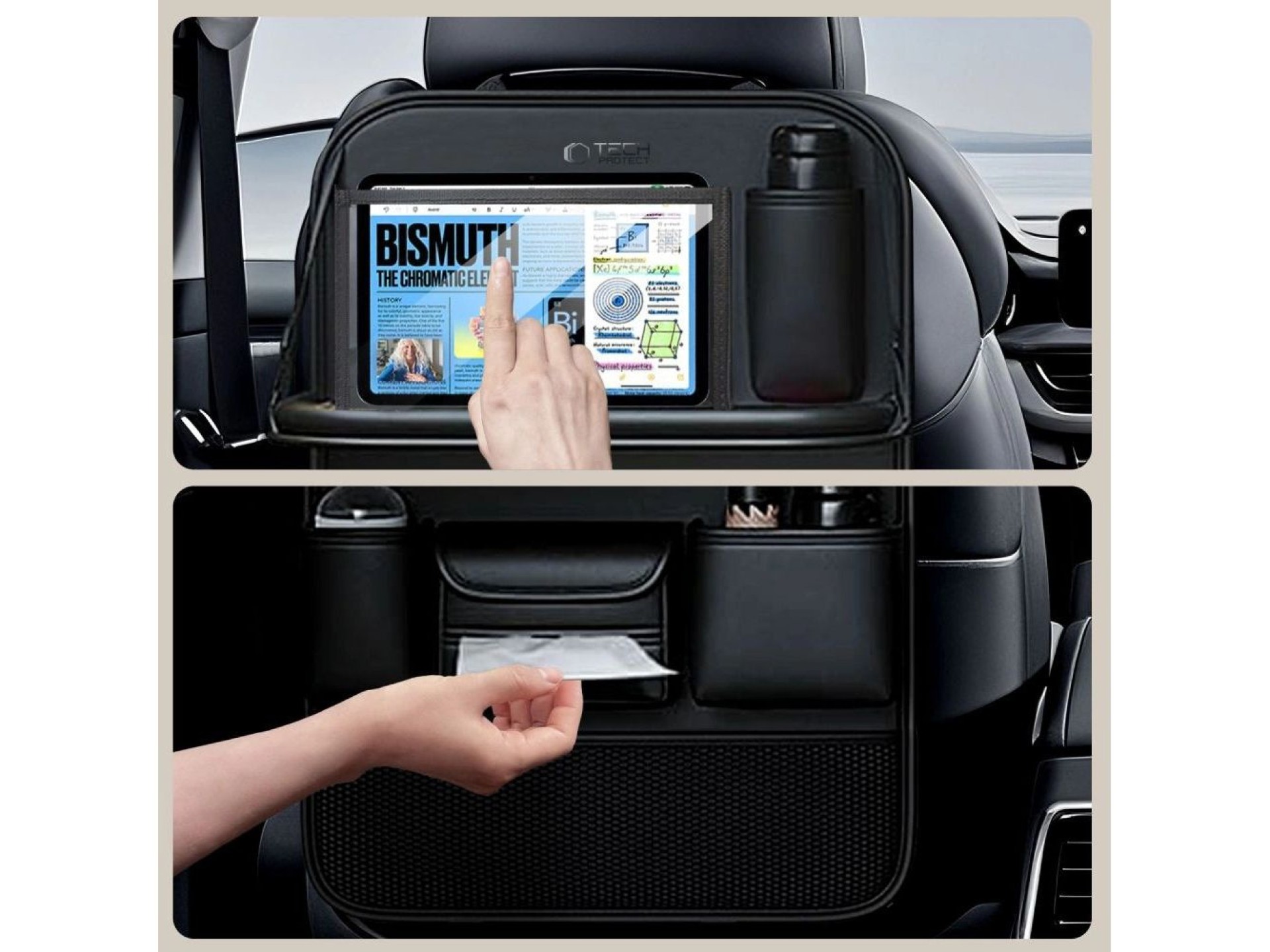 Organizador de carro Tech-Protect UCA100 - Preto