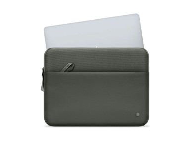 Funda protectora Tech-Protect para port�til de 13 a 14 pulgadas, color verde