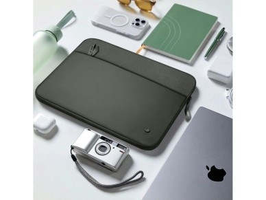 Funda protectora Tech-Protect para port�til de 13 a 14 pulgadas, color verde