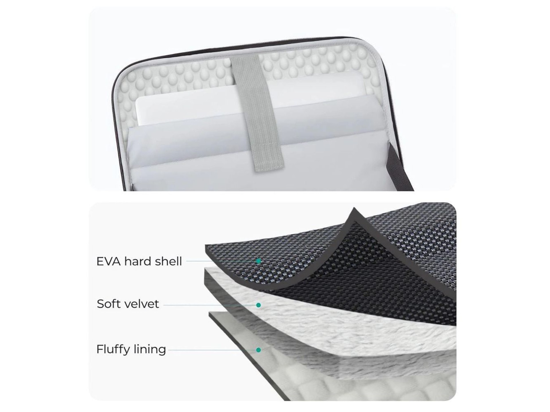 Capa tática para laptop Tech-Protect Ranger-X de 13-14" - Preta