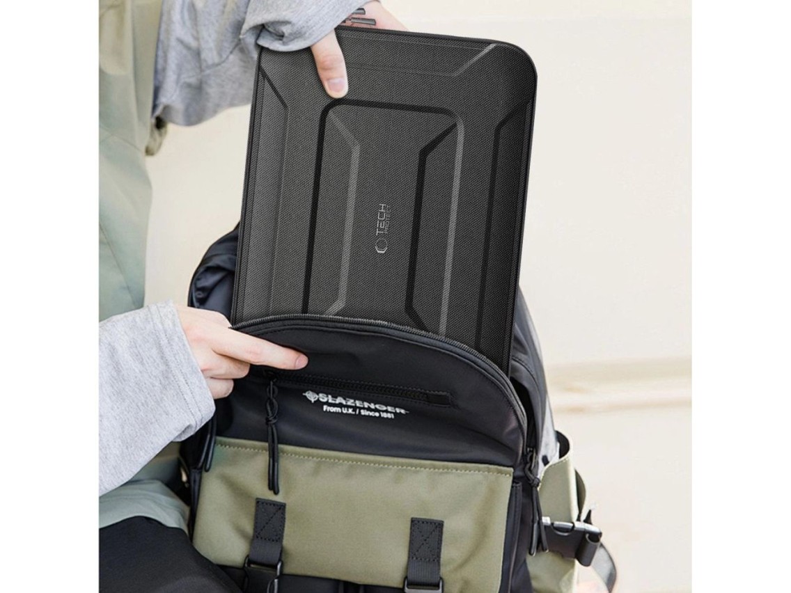 Funda táctica para portátil Tech-Protect Ranger-X de 13-14 pulgadas (negro)