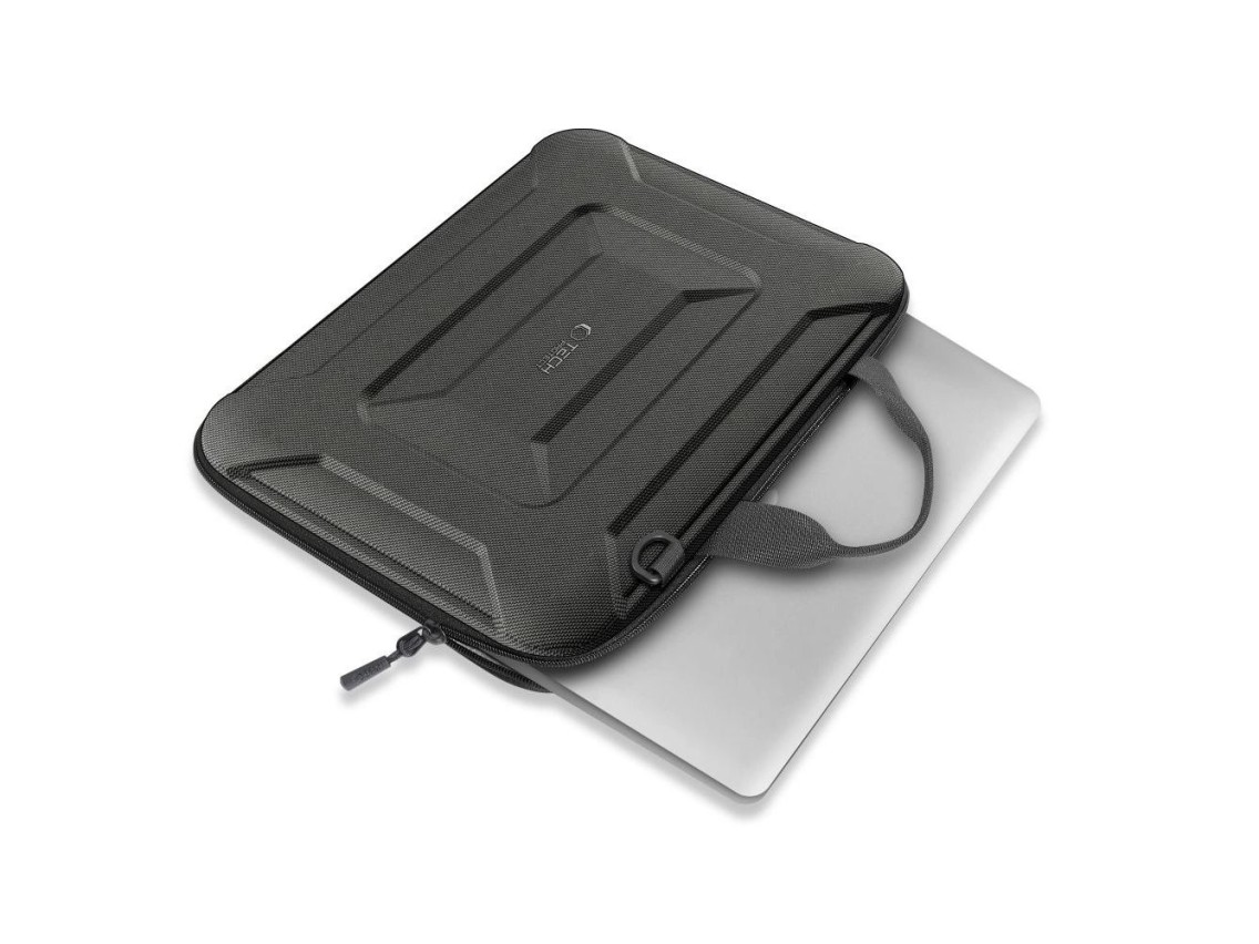 Capa t�tica para laptop Tech-Protect Ranger-X de 13-14" - Preta