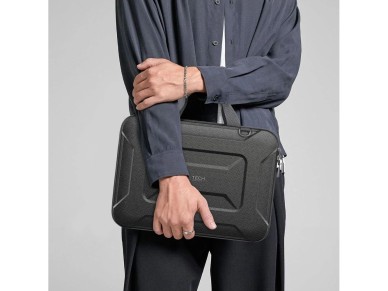 Capa t�tica para laptop Tech-Protect Ranger-X de 15-16" - Preta