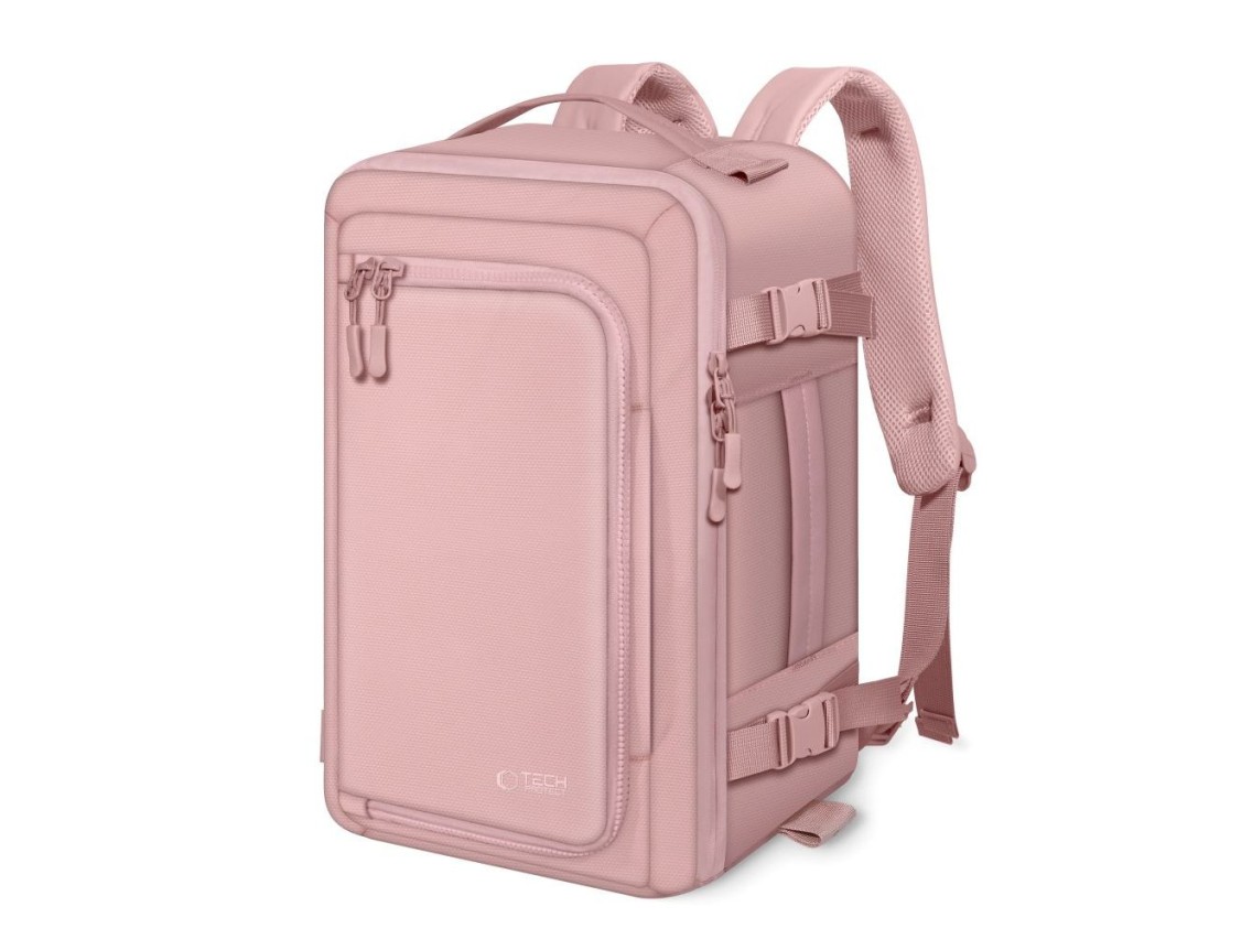 Tech-Protect Defender S50 Backpack for Ryanair & Wizzar, 20L Laptop - Pink