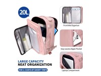 Mochila Tech-Protect Defender S50 para Ryanair y Wizzar, port�til de 20 L - Rosa
