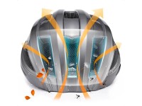 Capacete de bicicleta Rockbros ZK-013TI universal tamanho 55-60 cm - cinza Capacete de bicicleta Rockbros ZK-013TI universal tamanho 55-60 cm - cinza