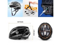 Capacete de bicicleta Rockbros ZK-013TI universal tamanho 55-60 cm - cinza Capacete de bicicleta Rockbros ZK-013TI universal tamanho 55-60 cm - cinza