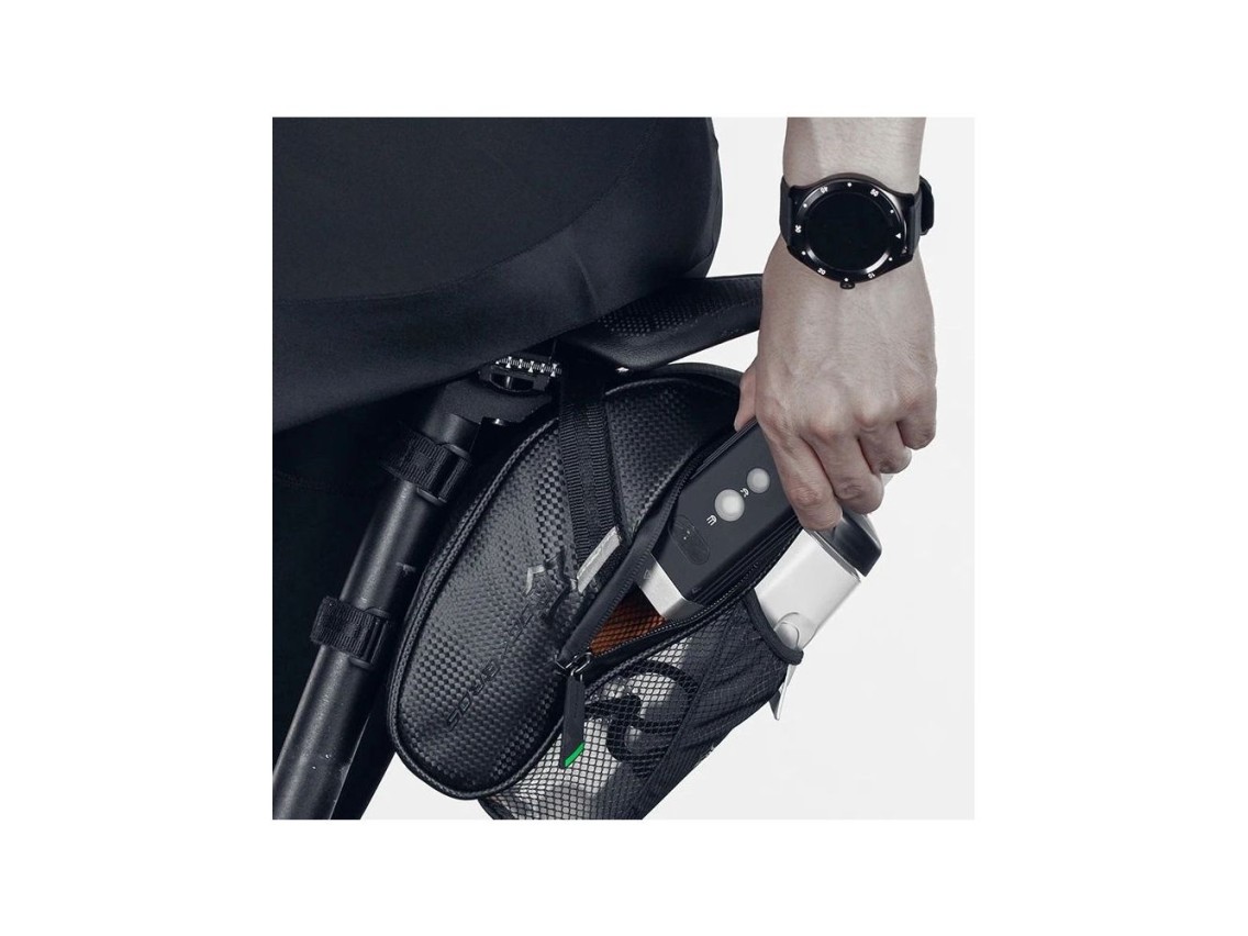 Rockbros C7-1 waterproof bicycle bag with saddle mounting 1.5l - black