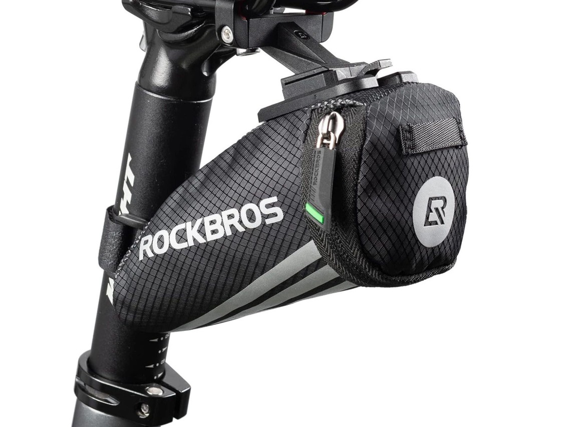 Bolsa de bicicleta Rockbros C28 para selim - preta