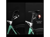 Bolsa de bicicleta Rockbros C28 para selim - preta Bolsa de bicicleta Rockbros C28 para selim - preta