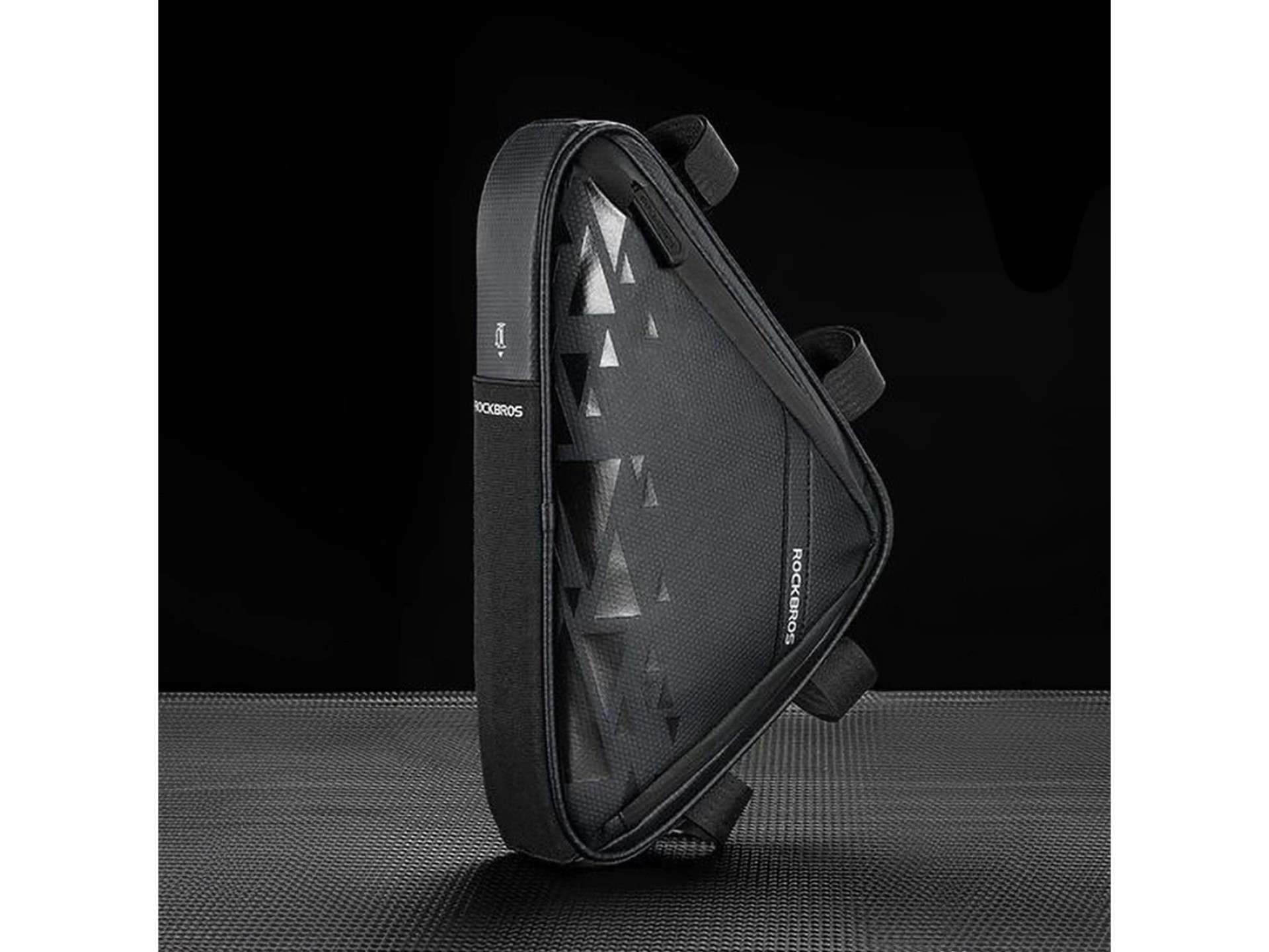 Bolsa impermeable para cuadro de bicicleta Rockbros B39-2 (negra)