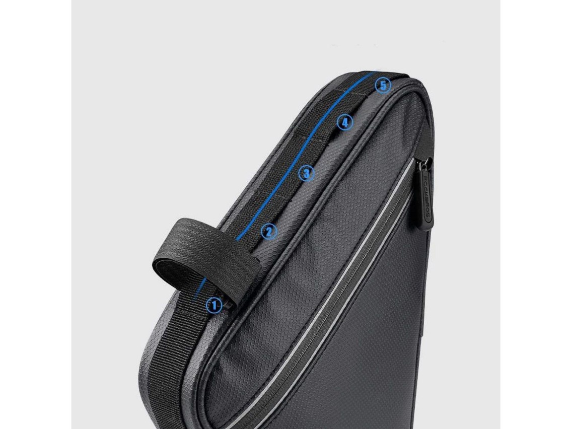 Rockbros B39-2 waterproof bicycle bag for frame - black