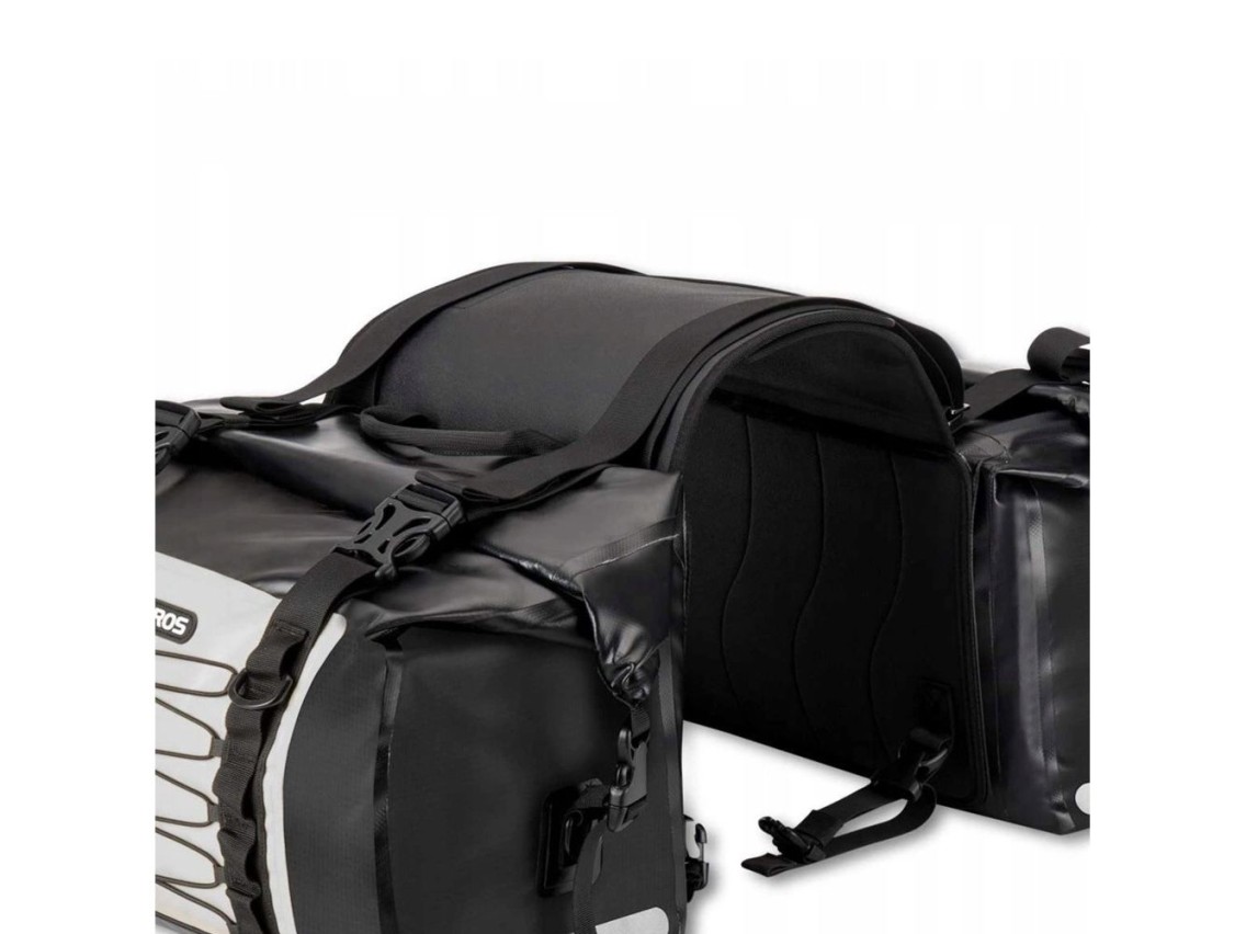 Bolsa para moto Rockbros AS-010BGR, impermeable, gris