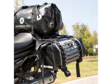 Bolsa para motocicleta Rockbros AS-010BGR, à prova d'água - cinza Bolsa para motocicleta Rockbros AS-010BGR, à prova d'água - cinza