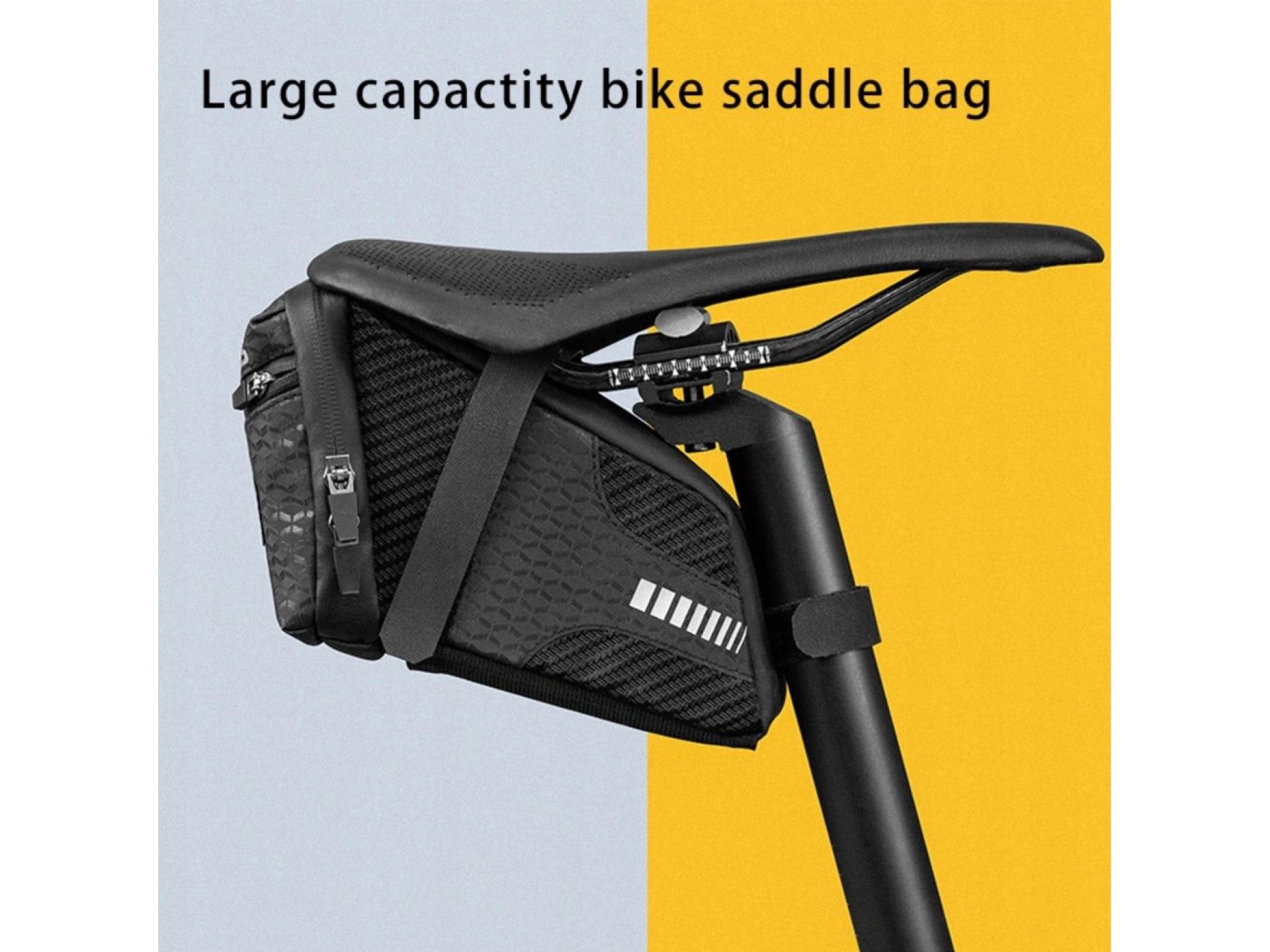 Rockbros C29-BK waterproof bicycle bag under the saddle - black