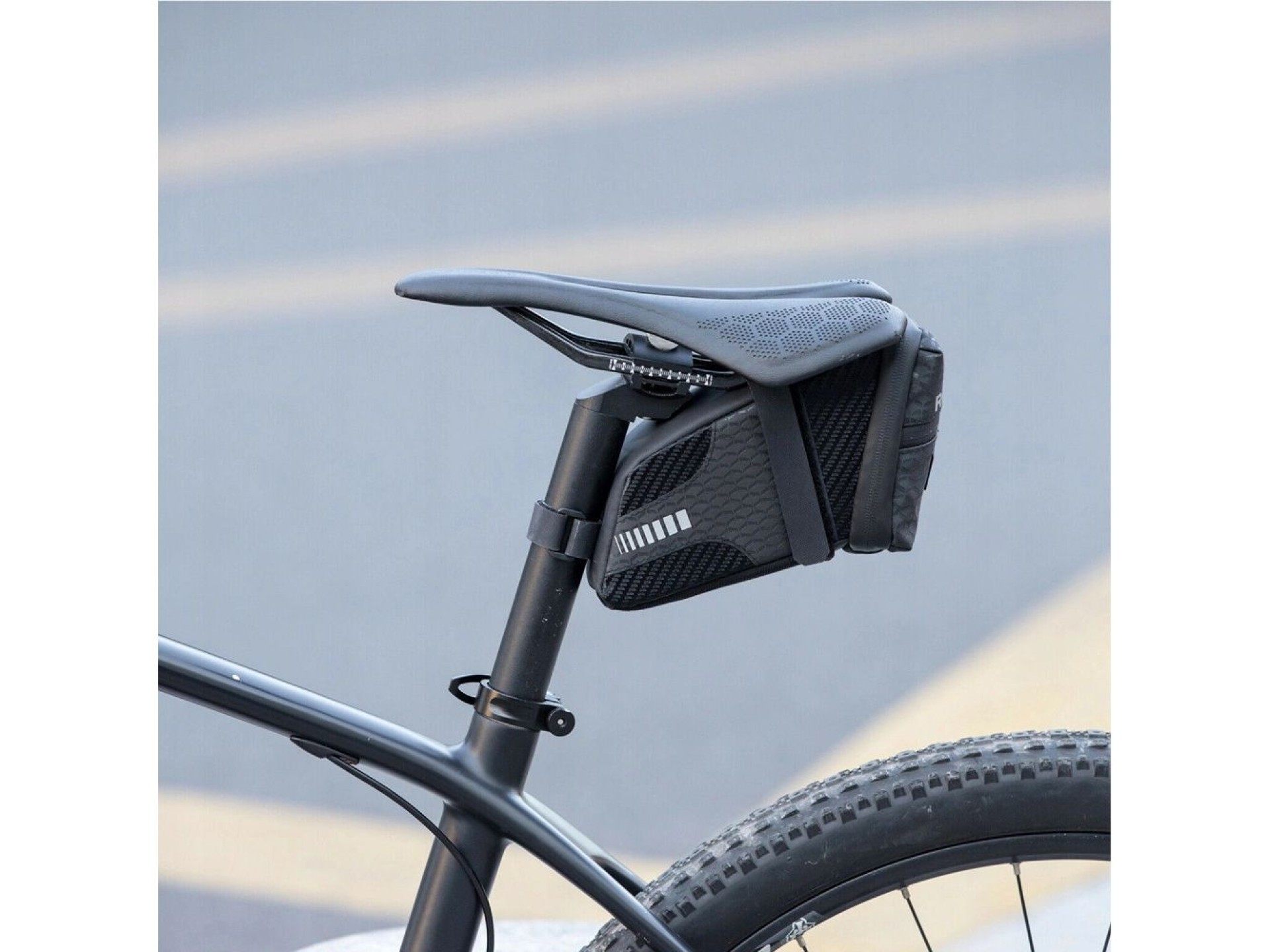 Rockbros C29-BK waterproof bicycle bag under the saddle - black