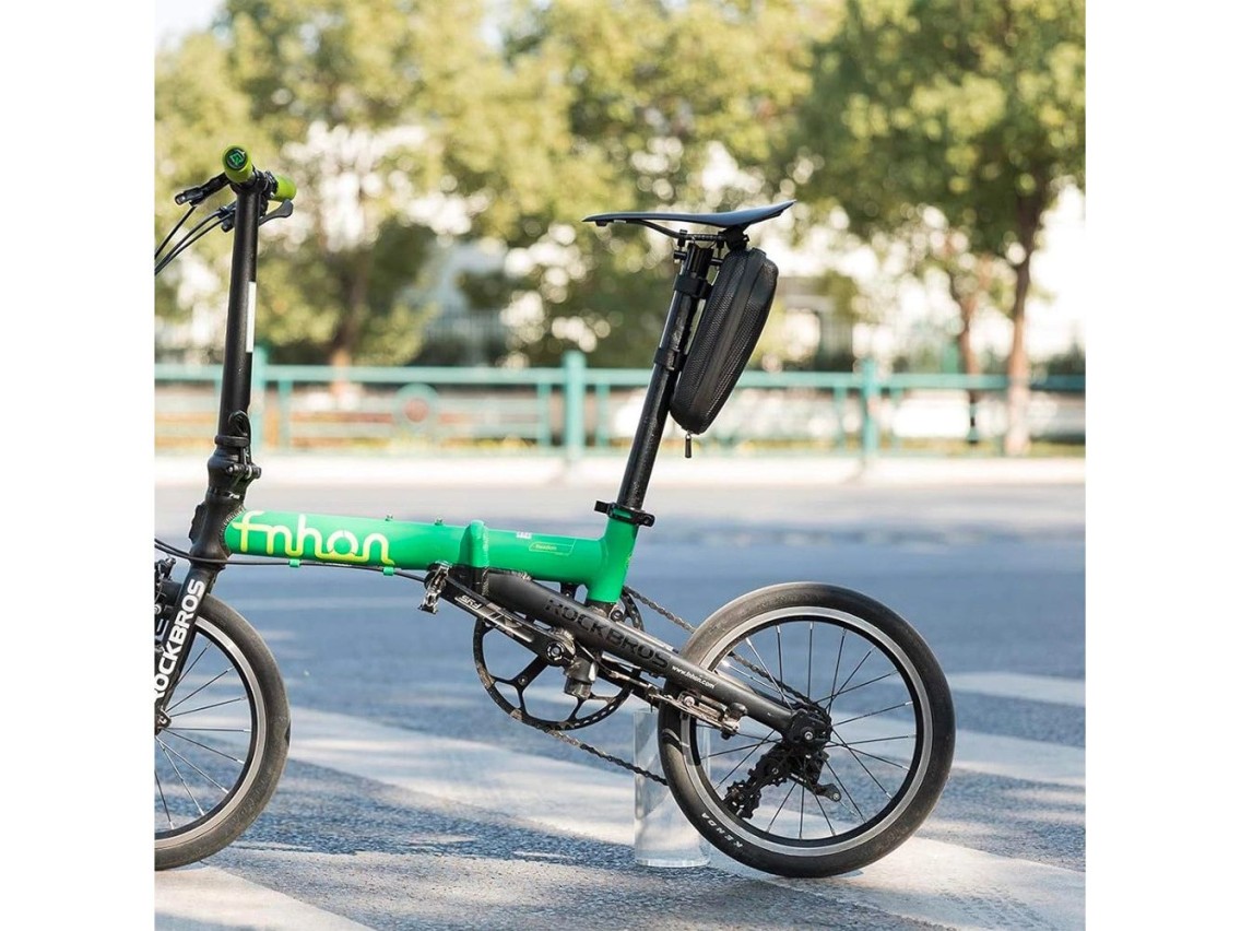 Bolsa de bicicleta impermeável Rockbros B60 para quadro - preta