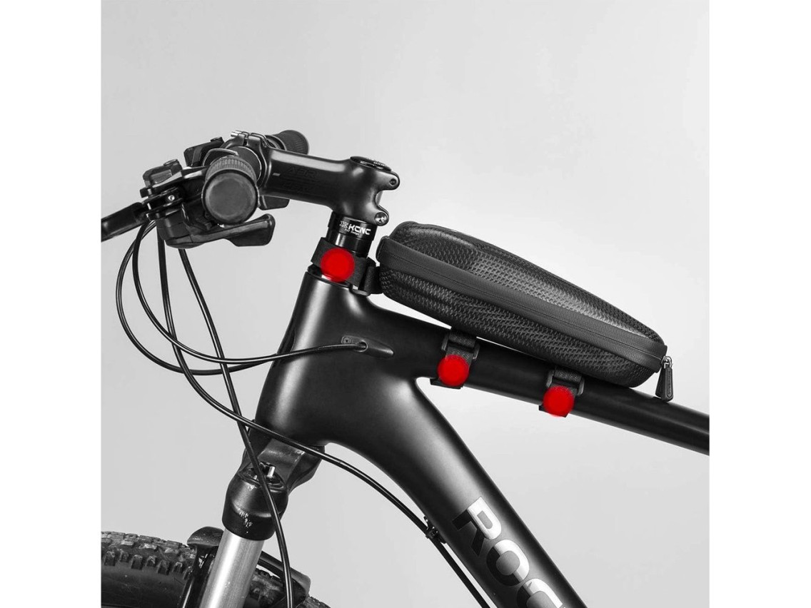 Bolsa de bicicleta impermeável Rockbros B60 para quadro - preta