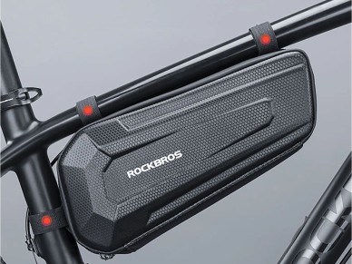Rockbros B66 waterproof bicycle bag for frame - black Rockbros B66 waterproof bicycle bag for frame - black