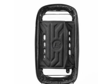 Bolsa de bicicleta Rockbros B68 para quadro blindado com bolso para celular e capa 1,7l - preta Bolsa de bicicleta Rockbros B68 para quadro blindado com bolso para celular e capa 1,7l - preta