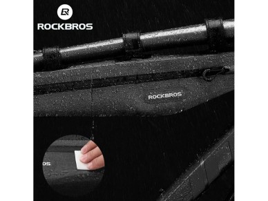 Rockbros AS-052 bolsa de bicicleta imperme�vel para quadro - cinza