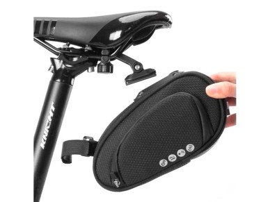 Rockbros C40 bicycle bag under the saddle - black Rockbros C40 bicycle bag under the saddle - black