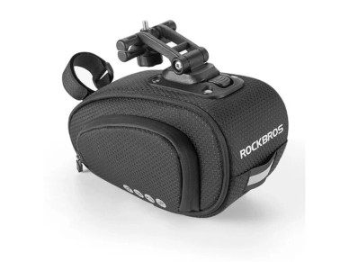 Rockbros C40 bicycle bag under the saddle - black Rockbros C40 bicycle bag under the saddle - black
