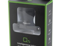 Luz traseira para bicicleta Rockbros Q5 com sistema de parada inteligente - Preto