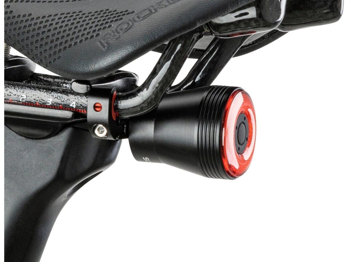 Rockbros Q5 Rear Bike Light with Intelligent Stop System - Black